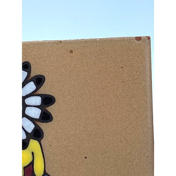 Hopi Indian Pottery Tile Hot Trivet Mural Colorful Decor - Picture 3 of 7